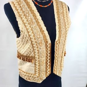 Club Z Women's Boho Natural Fiber Vest